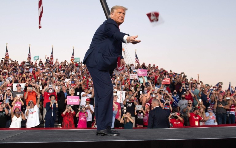 Donald Trump insiste: “Hay que vencer a la izquierda radical”