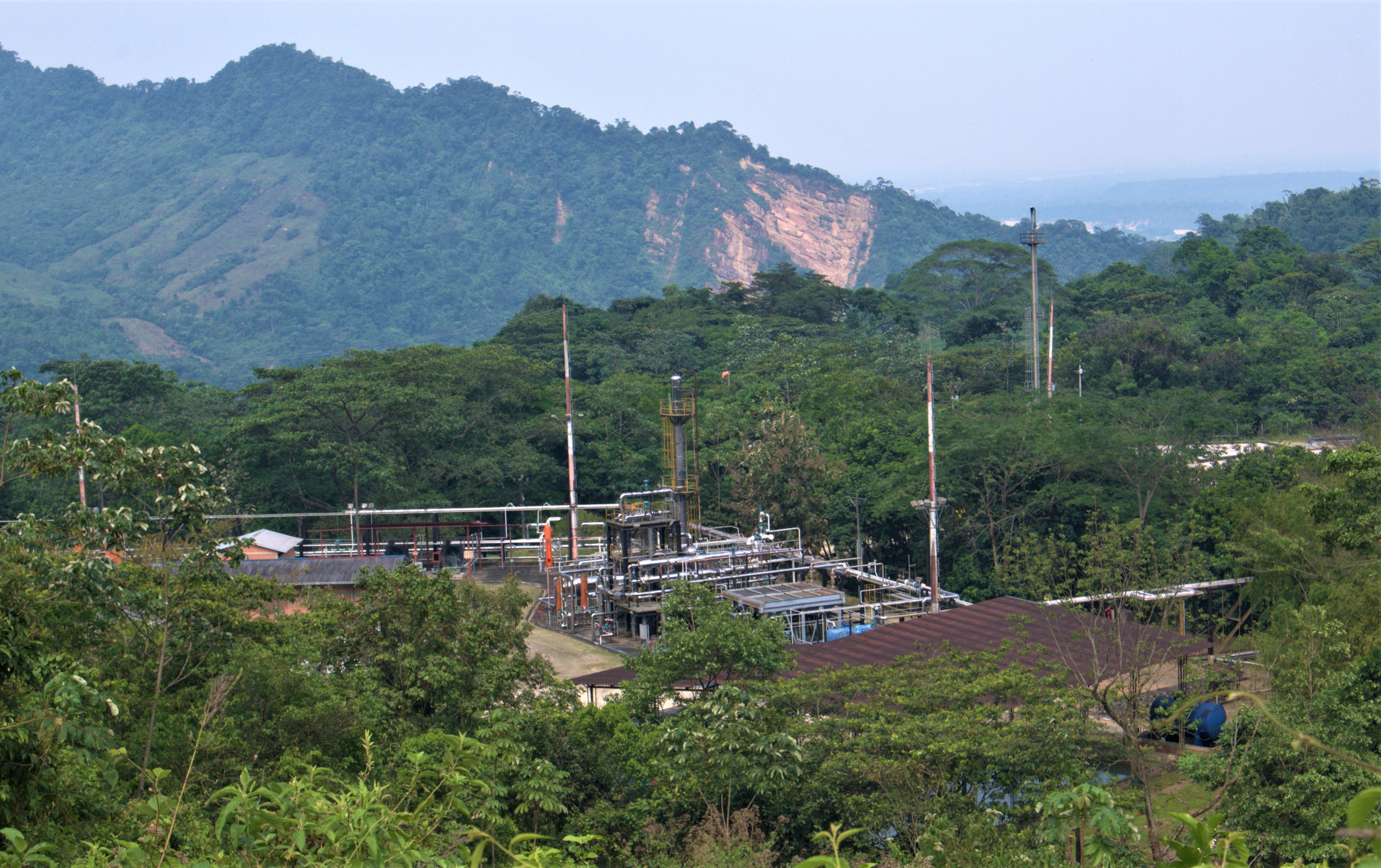 Infraestructura del campo de Gas Gibraltar, en Cubará (Norte de Santander).