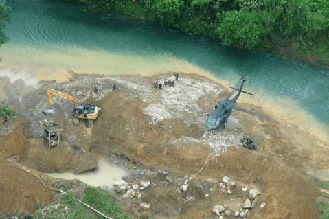 Explotación de oro de aluvión aumentó en 2025, impulsada por la minería ilegal