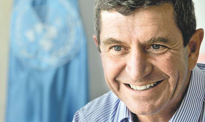 El general Javier Pérez Aquino está convencido de que la Virgen protegió a la Misión de los peligros que corrió en Colombia./ Óscar Pérez - El Espectador