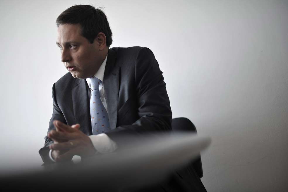 Senador Mauricio Lizcano, candidato a la presidencia de la corporación. / Óscar Pérez