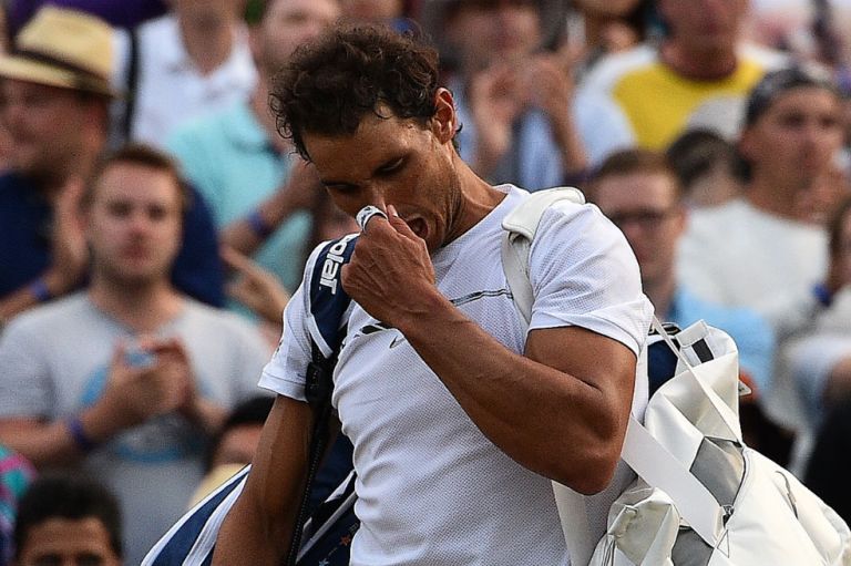 Rafael Nadal perdió frente a Gilles Muller y quedó eliminado de Wimbledon