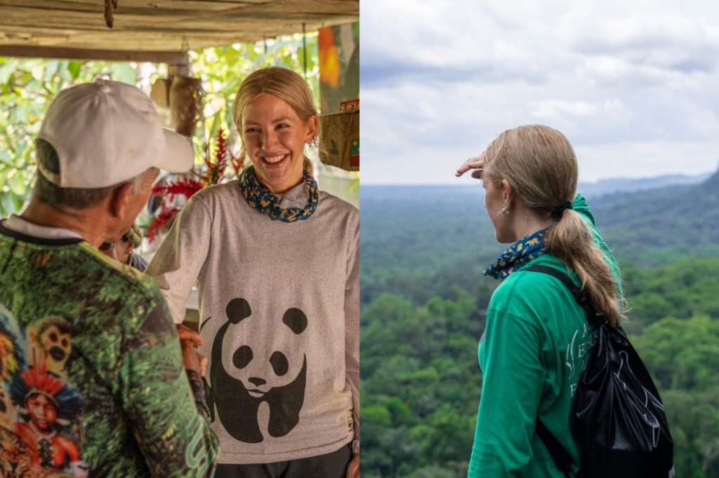 Ellie Goulding estuvo en Colombia como parte de su trabajo con la ONG WWF.
