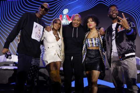 Super Bowl 2022, el show de medio tiempo se vistió de rap