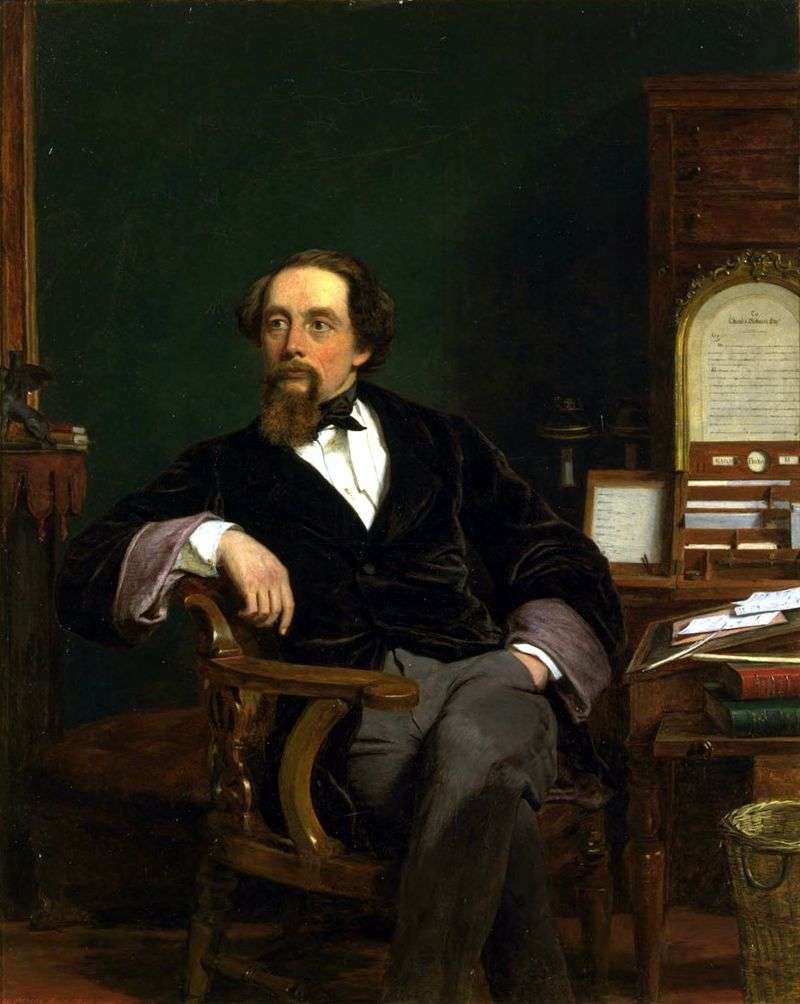 Charles John Huffam Dickens, según el retrato que le hizo en 1859 el artista William Powell Frith. Dickens nació el 7 de febrero de 1812 y murió el 9 de junio de 1870). / Wikipedia