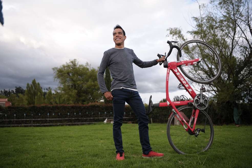 Járlinson Pantano, ciclista colombiano del equipo Trek Segafredo. / Mauricio Alvarado - El Espectador