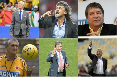 Así ha sido el debut de los últimos técnicos de la selección de Colombia
