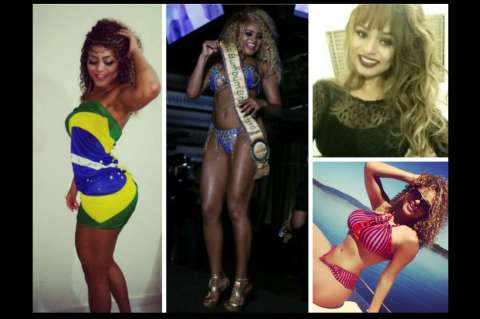 Ella es Erika Canela, ganadora a mejor cola en Brasil