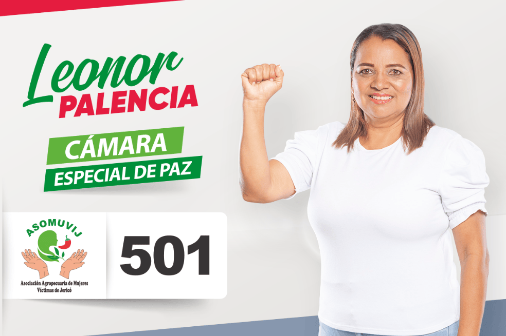 Leonor Palencia, curul de paz Córdoba