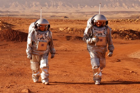 Astronautas simulan la vida en Marte en desierto de Israel