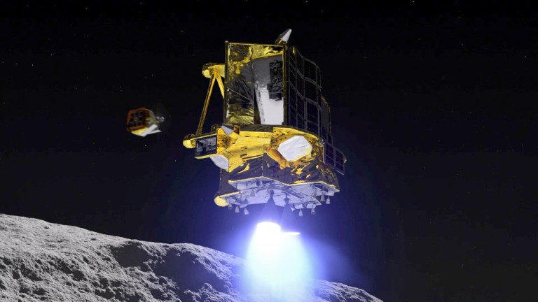 Sonda japonesa SLIM llegó a la Luna, pero paneles solares dejaron de generar energía