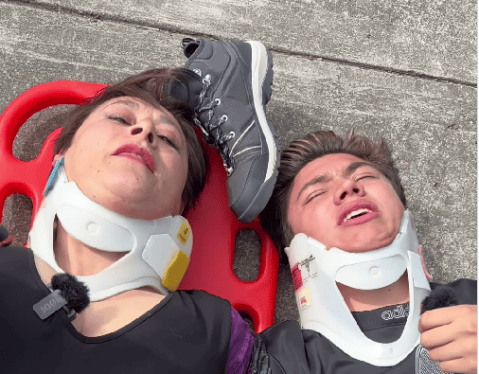 Duras críticas a Alina Lozano y Jim Velásquez por video de su “accidente”