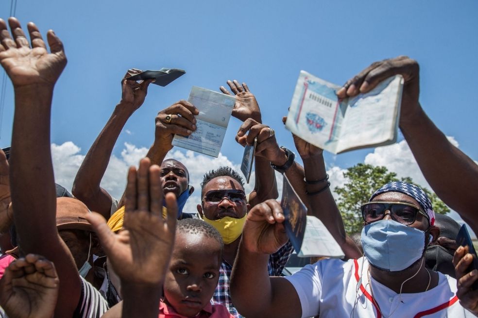 Más de 1,5 millones de haitianos han emigrado en los últimos años, un 14,26 % de la población de Haití.