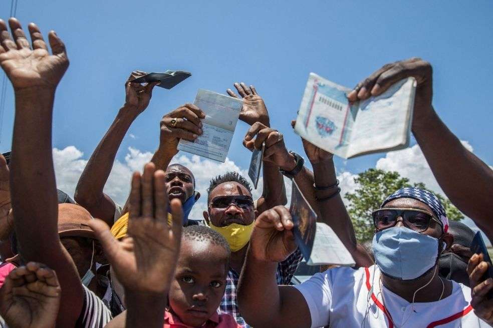 Más de 1,5 millones de haitianos han emigrado en los últimos años, un 14,26 % de la población de Haití.