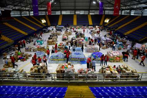 Continúan las ayudas: Palacio de los Deportes unifica la red de acopio del Distrito