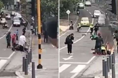 Denuncian que policías dispararon armas en medio de protestas en la U. Distrital