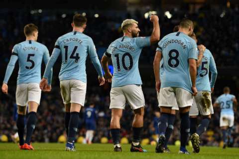 Agüero completó once tripletes en la Premier League