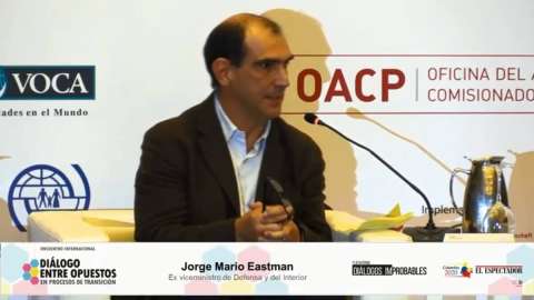 Jorge Mario Eastman renunció a la Secretaría General de la Presidencia
