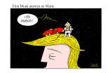 Elon Musk aterriza en Marte