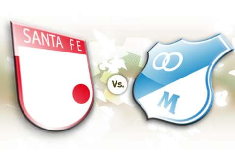 Santa Fe y Millonarios se vuelven a enfrentar en busca del liderato