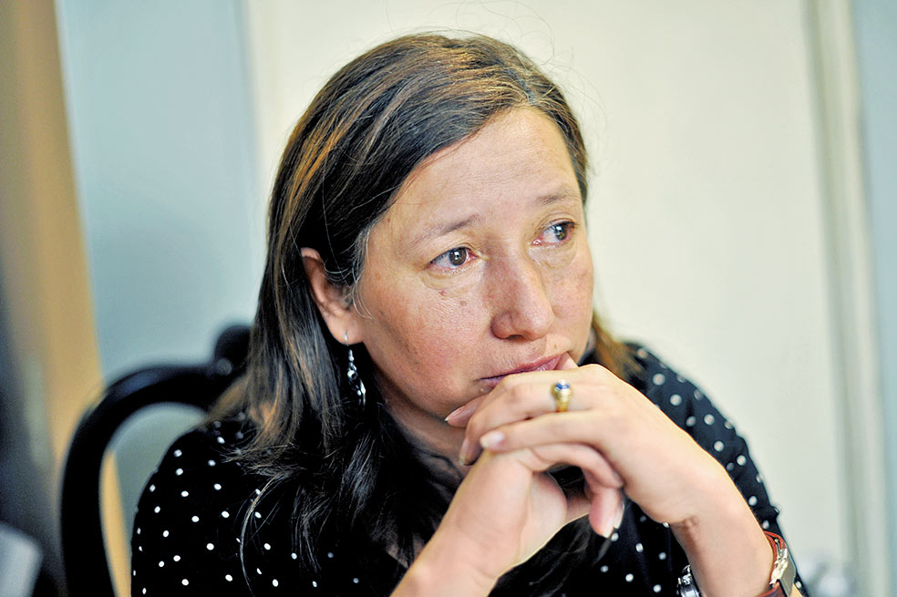 Ana Yíber Danderino, madre de Fabio Salamanca. / Oscar Pérez.