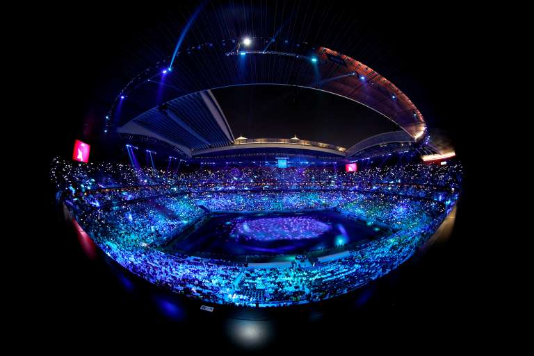 Al Khor (Qatar), 20/11/2022.- General view of the opening ceremony of the FIFA World Cup 2022 group A Opening Match between Qatar and Ecuador at Al Bayt Stadium in Al Khor, Qatar, 20 November 2022. (Mundial de Fútbol, Catar) EFE/EPA/Ronald Wittek