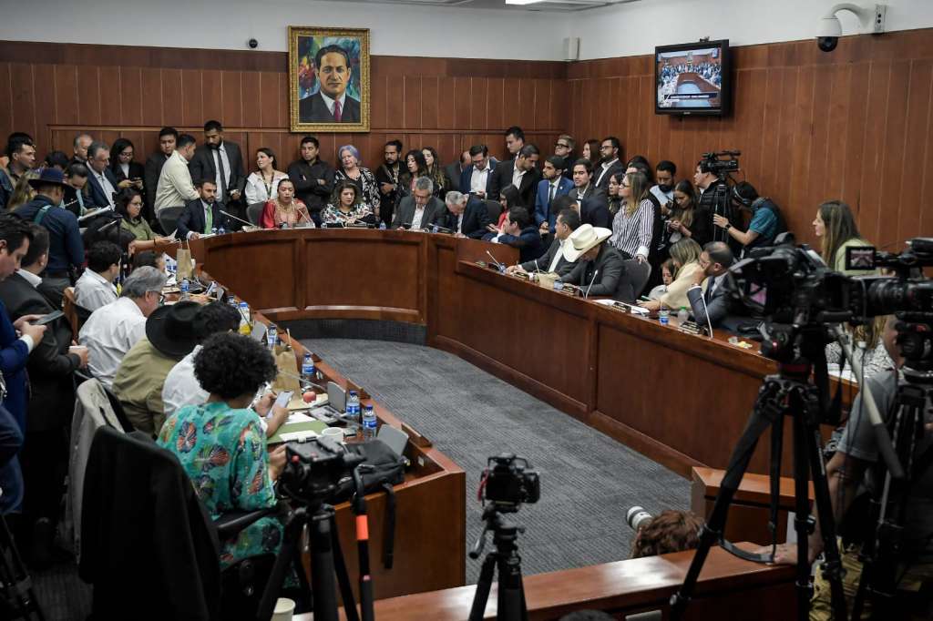 Debate de reforma a la salud en el Senado. /Mauricio Alvarado.