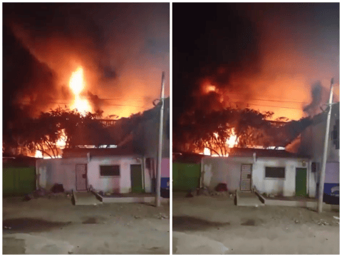 Incendio consumió fábrica de colchones en Malambo, ¿qué pasó?