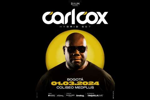 Carl Cox en Colombia: fecha, lugar y boletas para el show de uno de los mejores Dj