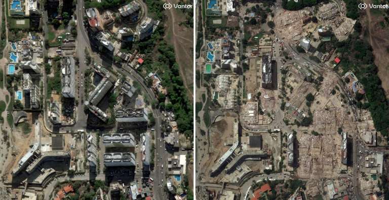 Estas imágenes satelitales muestran la magnitud del daño que el estado La Guaira, Venezuela, sufrió tras los sismos que sufrió el país.