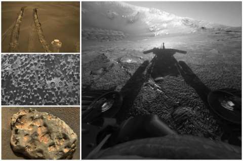 Diez imágenes para recordar la vida de Opportunity, el robot que nos acercó a Marte