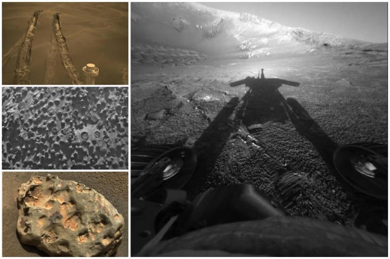 Diez imágenes para recordar la vida de Opportunity, el robot que nos acercó a Marte