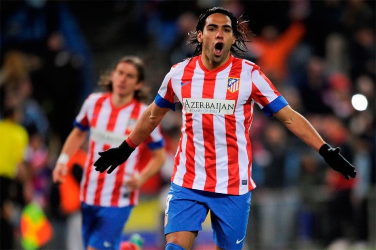 Falcao, 43 goles en 44 partidos con el Atlético en 2012