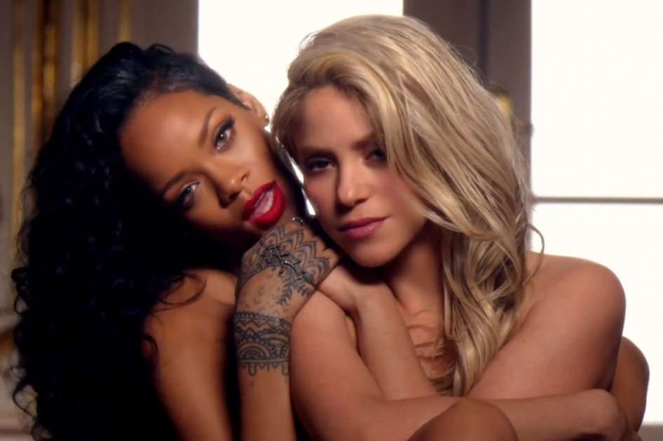 Rihanna y Shakira.