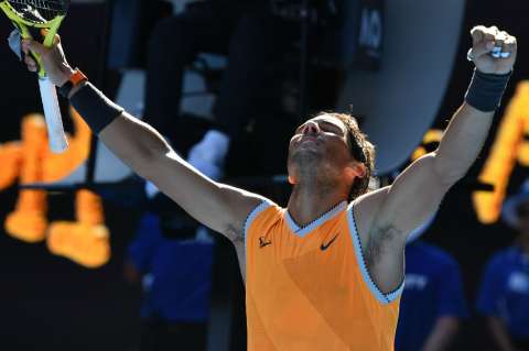 Nadal venció a Berdych y avanzó a cuartos de final en Australia