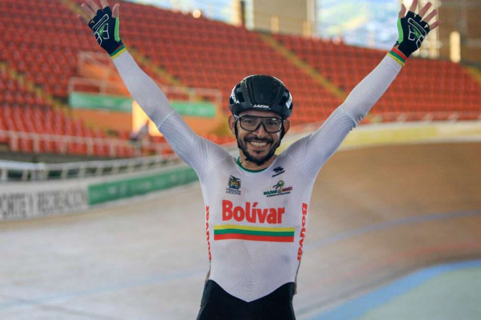 José Será ganó oro para Bolívar en ciclismo de pista. / juegosnacionales.gov.co