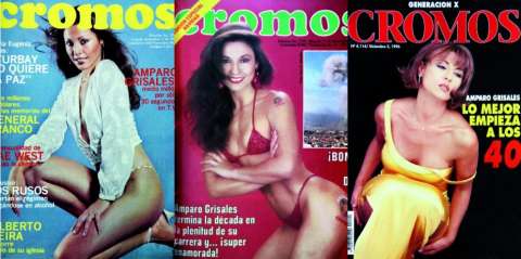 Amparo Grisales, la mujer con más portadas en CROMOS