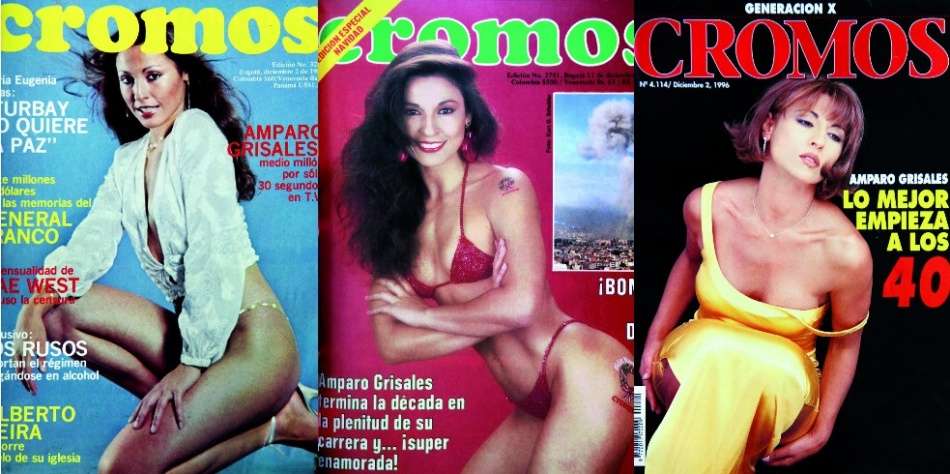 Amparo Grisales, la mujer con más portadas en CROMOS