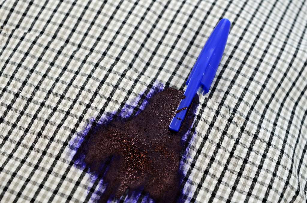 Mancha de tinta de lapicero