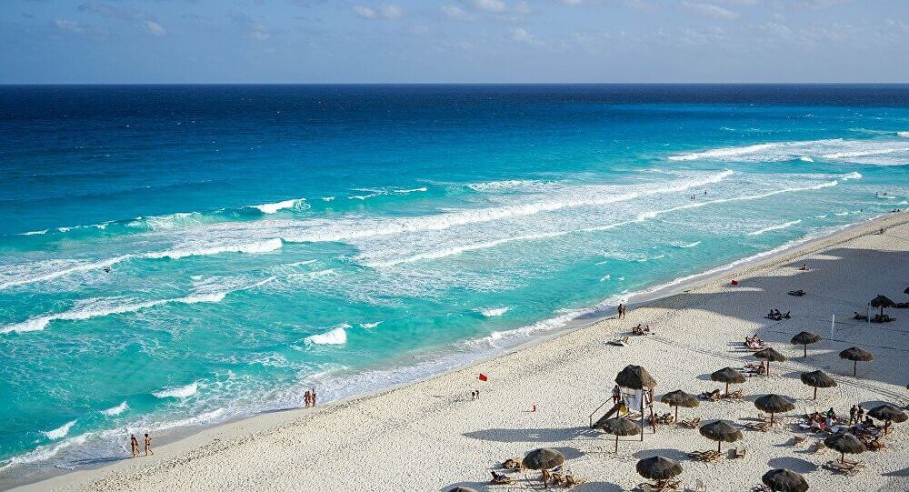 El vacío en las playas de México, una de las constantes en estos tiempos de crisis y cuarentena. / Cortesía