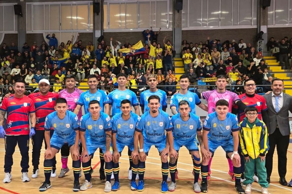 Colombia venció 4-0 a Cataluña en la segunda fecha de la fase de grupos del Mundial C20 de Fútbol de Salón AMF.