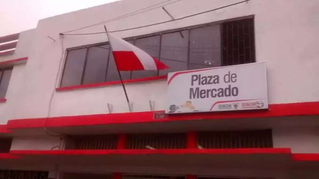 La plaza de Mercado de Soacha es de los lugares más antiguos del municipio.
