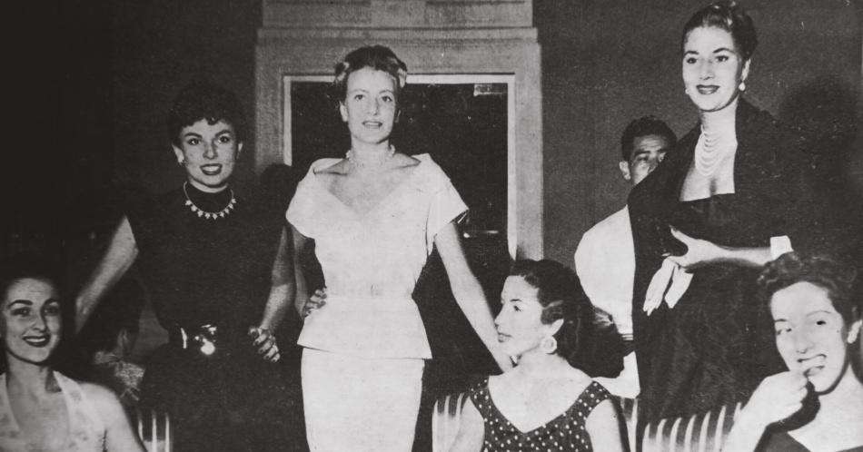 Las modelos que Dior enviaba a Colombia hace 60 años