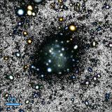 Científicos hallan la que sería la galaxia “casi oscura” más grande reportada hasta ahora