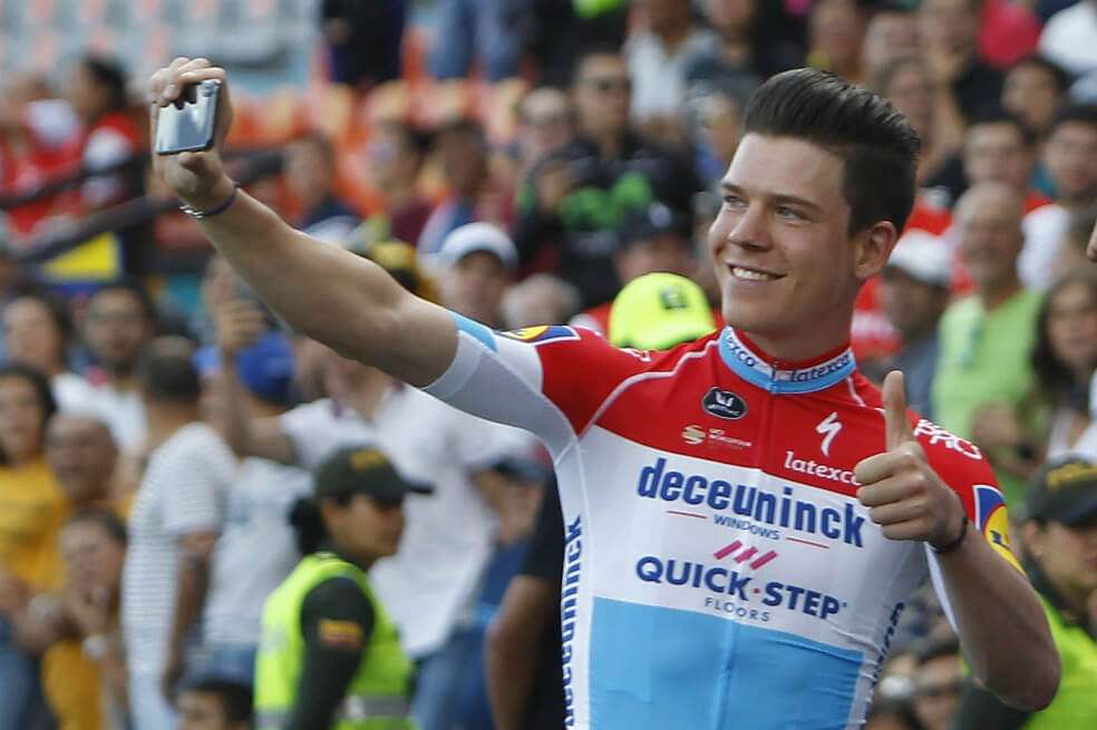 Bob Jungels, de 26 años, corredor del Deceuninck-Quick Step. / EFE