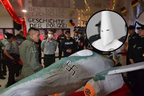 Escuela de Policía de Tuluá disfrazó a estudiante como miembro del KKK en 2019