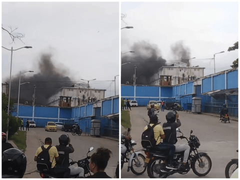 Intento de motín terminó en incendio en penitenciaría El Bosque de Barranquilla