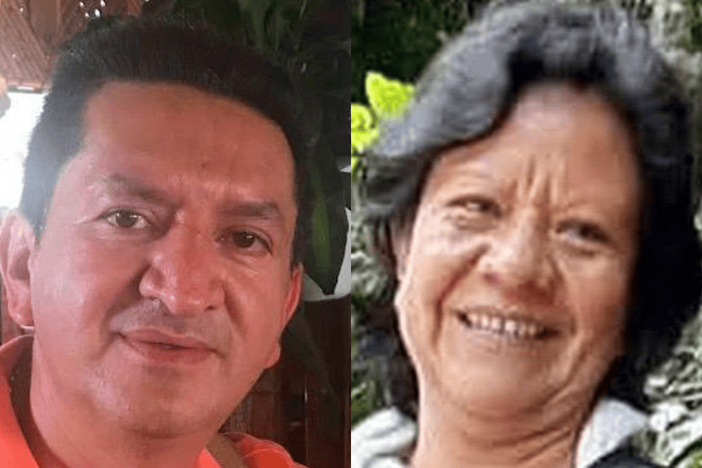 Los funcionarios del CTI de la Fiscalía plagiados por una disidencia en Cauca son Gerzón René Rivera y Bethy Amanda Mage Imbachi, quienes estaban junto a María Yeni Ruíz.