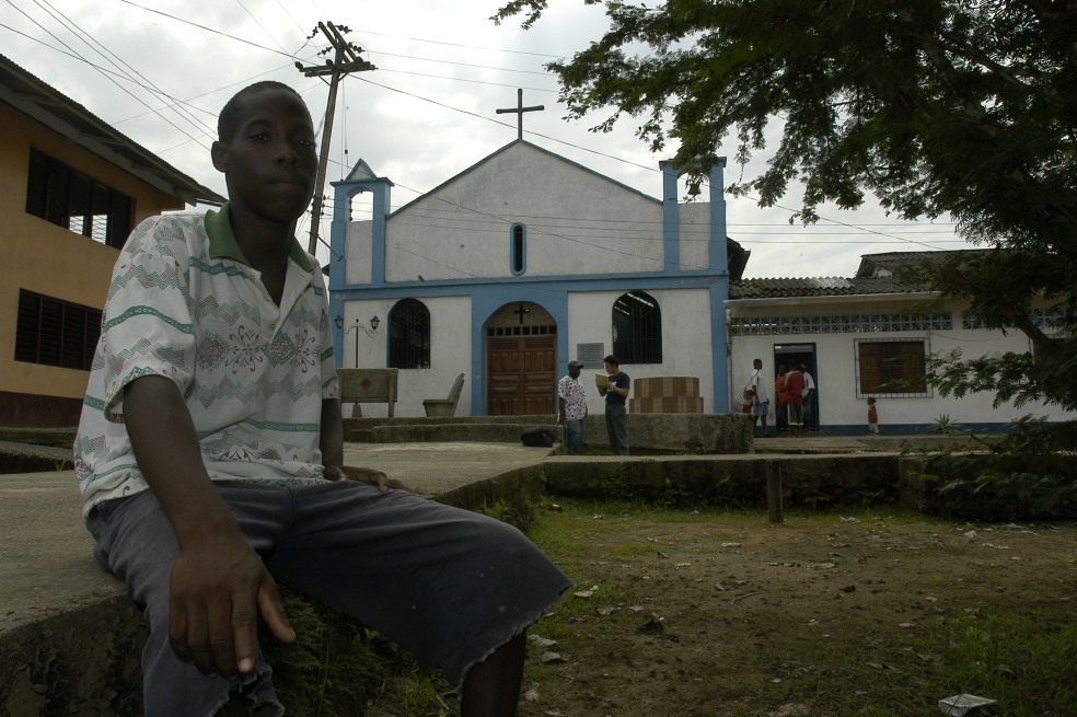 Bojayá fue el escenario de una masacre: 79 personas, incluidos niños, murieron por un cilindro bomba. / Gabriel Aponte