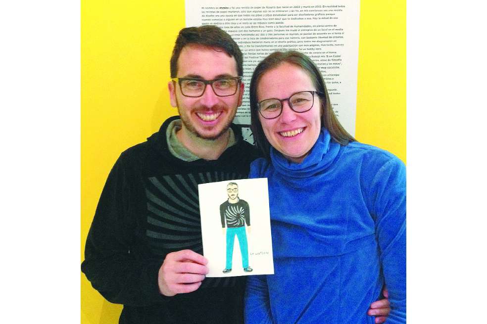 Pancho y Nati, de Rosario, Argentina. Contaron juntos su historia de amor al lado del Río Paraná. / Cortesía de la autora